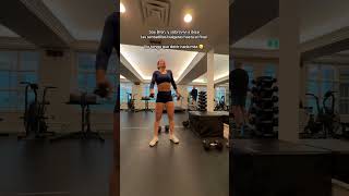 Me pasé bulgaras gym sentadilla workout lasociedaddelanieve netflix fitness gymgirl [upl. by Tomchay]