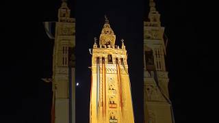 La Giralda engalanada para el II Congreso Internacional de Hdades y Piedad Popular [upl. by Chuck]