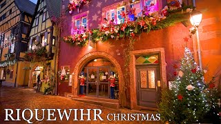 RIQUEWIHR 🇫🇷 🎄The Most Fairytale Christmas Experience In Alsace France 4K  Captions [upl. by Olney]