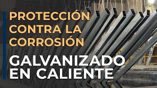 GALVANIZADO EN CALIENTE paso a paso protección para ACERO contra corrosión  Estructuras solares [upl. by Daphie865]