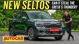 2023 Kia Seltos Facelift review  Small changes add up  First Drive  Autocar India [upl. by Offen925]