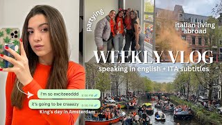 weekly vlog ENG  party with friends uni life getting back on track [upl. by Silletram]