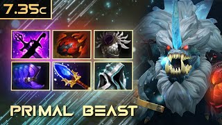 MIDLANE MALR1NE PRIMAL BEAST 735  Dota2 4K [upl. by Casanova]