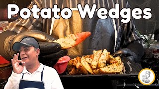 Potato Wedges Recipe  Perfect Snack  Crispy Potato Wedges  Eateries Recipe [upl. by Hungarian]