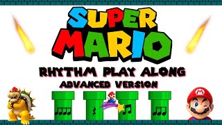 Elementary Music Lesson Mario Rhythm PlayAlong ADVANCED VERSION [upl. by Photima279]