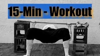 15Min Workout Tag 4  BeineRücken Beintraining Rücken Workout Abnehmen Muskelaufbau [upl. by Eonak308]