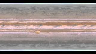 Jupiter Cloud Movie from Cassini [upl. by Hpesoy845]