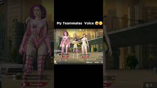 Other Teammates Vs My Teammates Singing🎶🎤 shortsfeed bgmi battlegroundsmobileindia viralshort [upl. by Nameerf799]