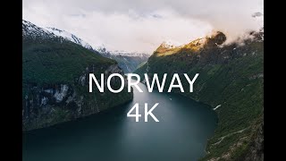 Norway 4k  Scenic Relaxation Film With Epic Music [upl. by Rolan126]