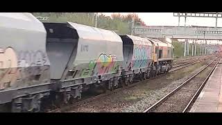 66618 passing through Severn Tunnel Junction trainspotter railway railwaysuk trains train [upl. by Iderf223]