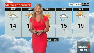 Steph Florian  Global BC  Weather  Monday September 30 2024 [upl. by Atteuqcaj504]