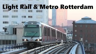 Metro Rotterdam in December 2022  Korte Versie  RET Rnet  Light Rail [upl. by Monie]