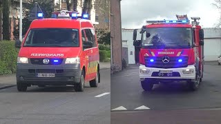 Airhorn Brandweer Essen amp Wuustwezel met spoed naar automatisch brandalarm [upl. by Eile]