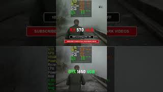 RX 570 vs GTX 1650 Silent Hill Remake 2 [upl. by Kutchins823]