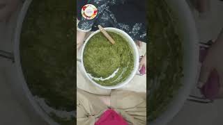 Punjab Traditional Saag Recipe By Zarisha Cooking Corner fyp saag saagrecipe [upl. by Falkner678]