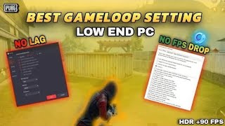 Best Gameloop Settings for LowEnd PCLaptop 2025  Boost Emulator Performance [upl. by Ahsienyt]