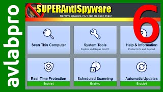 SUPER AntiSpyware 6 scan and fix [upl. by Aihsatal670]