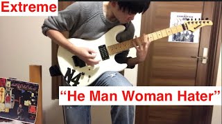 Extreme quotHe Man Woman Haterquot Nuno Bettencourt Guitar cover [upl. by Vanden]