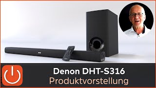 PRODUKTVORSTELLUNG DENON SOUNDBAR DHTS316  günstig und gut  THOMAS ELECTRONIC ONLINE SHOP [upl. by Allie]