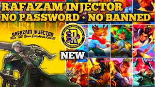 NEW RAFAZAM INJECTOR 2024 TERBARU  INJECTOR ML  APK UNLOCK ALL SKIN MOBILE LEGENDS [upl. by Nnylyt]