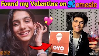 Proposing My Valentine on Omegle To Real Life 😍 [upl. by Aneehsak]