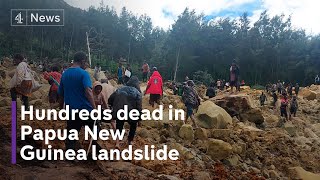 Hundreds feared dead after Papua New Guinea landslide [upl. by Adnohs]