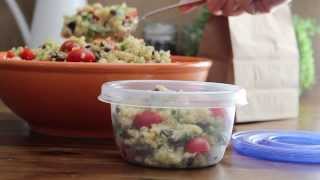 How to Make Zesty Quinoa Salad  Salad Recipe  Allrecipescom [upl. by Akinoj]