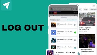 How To Log Out On Fly Browser App [upl. by Akenahc]