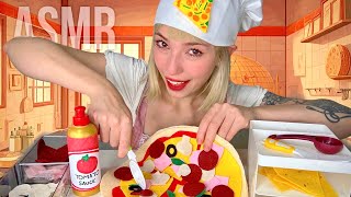 ASMR FAKE PIZZA  A PIZZARIA MAIS RELAXANTE DE TODAS 🍕 [upl. by Avah918]