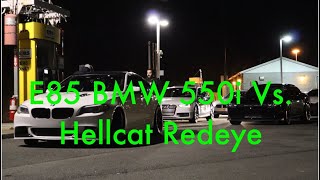 550i Vs Hellcat Redeye [upl. by Akinad173]