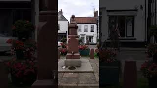 RED GRANITE DRINKING FOUNTAIN ALFORD LINCOLNSHIRE ERECTED 1897 [upl. by Ribble]