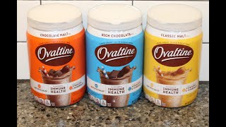 Ovaltine Chocolate Malt Rich Chocolate amp Classic Malt Review amp Nesquik Comparison [upl. by Brittney]