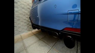 BMW 325D f30 Active Sound Exhaust System [upl. by Nosned]