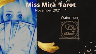 Waterman November  Miss Mira Tarot 2021 Horoscoop Waterman liefde werk [upl. by Buonomo]