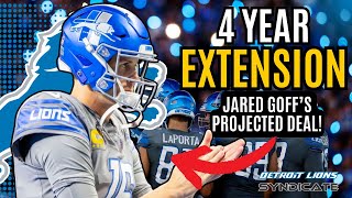 Spotrac Projects Detroit Lions to INK Detroit Lions QB Jared Goff to 4 YEAR EXTENSION [upl. by Sarat935]