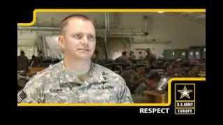 USAREUR Army Values SFC Shipp  Respect [upl. by Eiramait129]