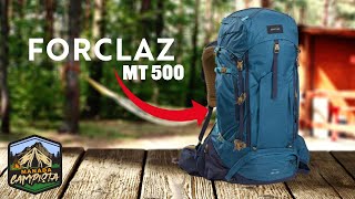 Morral de 50  10 litros de trekking para hombre forclaz air mt 500 azul [upl. by O'Doneven538]