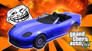 GTA 5 EXPLODING CAR TROLL GTA V Trolling [upl. by Hope]