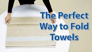 Gain Shelving Space w this Towel Folding Trick Closet Organizing 101 [upl. by Siusan]