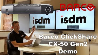 Barco ClickShare CX50 Gen2 Demo [upl. by Enimassej]