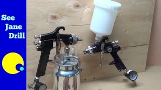 HVLP Spray Gun Basics How To setup [upl. by Aiki720]