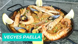 Így készíts PAELLÁT 🍤🍗🥘 Eredeti vegyes PAELLA recept Paella mixta  SPANYOL FALATOK ANGELLEL [upl. by Intosh]