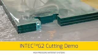 Techni Waterjet® Intec™G2 cutting demonstration  Stone Metal Glass [upl. by Ingalls134]