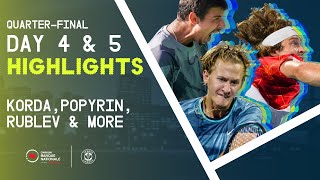 DAY 4 amp 5 HIGHLIGHTS  NATIONAL BANK OPEN  MONTRÉAL  QUARTERFINAL OBN24 [upl. by Levy]