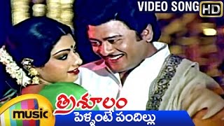 Trisulam Telugu Movie  Pellante Pandillu Telugu Song  Krishnam Raju  Sridevi  Mango Music [upl. by Columbine61]