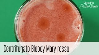 VideoPic  Centrifugato Bloody Mary rosso [upl. by Neelia]