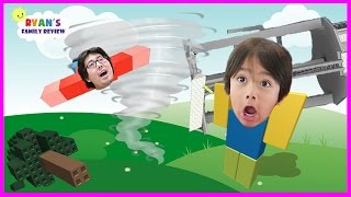 Family Game Night Lets Play Roblox Survive The Tornado with Ryans Family Review [upl. by Ennaxxor342]