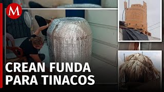 Las altas temperaturas de Yucatán provocan que el agua de los tinacos hierva [upl. by Neelrahc828]