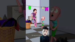 Bathroom No 3 🤣 shorts trending funny cartoon funnycartoon [upl. by Havot]