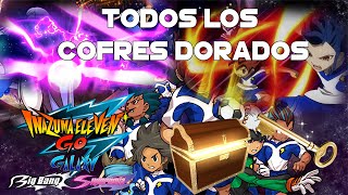 TODOS los cofres DORADOS de INAZUMA ELEVEN GO GALAXY en ESPAÑOL [upl. by Aihseit]